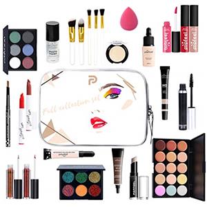 MKNZOME Professional Trucchi Donna Offerta, MKNZOME Set Trucchi Make Up Completo Kit Makeup Regalo di Natale e Compleanno Palette Ombretti Professionali Rossetti Make-up Fondotinta Correttore