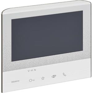 Legrand Bticino 344642 VIDEOCITOFONO WIFI MONITOR INTERNO SMART, 2 Fili, Display Aggiuntivo 7"" a Colori, Touch Screen, con Vivavoce, Segreteria e Registrazione Audio-Video, Inoltro chiamata su App, Bianco