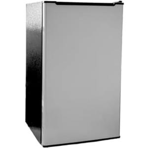 Wintem - Congelatore 80L con Cassetti,3 Scomparti Estraibili e Porta Silver Elegante, Struttura Compatta da 47x44,5x83,5 cm, Facile da Posizionare e Perfetto come Congelatore Verticale