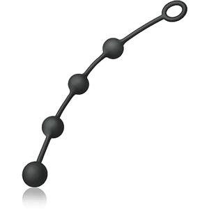 SXOVO Palline Anali, Plug Anale con 4 Palline, Dilatatori Anali con Anello, Anal Beads per la Stimolazione della Prostata, Anal Sex Toys per Uomo Donna Coppie (S)
