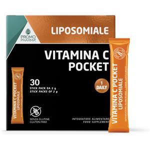 PROMOPHARMA Vitamina C Liposomiale 30 Stick da 2 g - Supporto Immunitario e Antiossidante