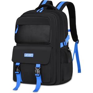 FRONET Zaino Scuola Media Superiore Ragazzo Ragazza, Zaini la Scuola Borse Elementare 8-18 Anni Bimbo Bambina Bambino, Zaini Casual per 15.6'' PC Portatili, Zainetti per Bambini Ragazzi Grande School Bags