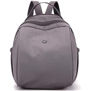 HUA ANGEL Zainetto Donna Piccolo Elegante in Nylon zainetti Leggero e Capiente con Multitasche, Mini Borsa Zaino Donna per Università Sport Viaggio Estivi BA-213-S