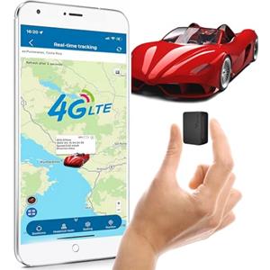 TKMARS Localizzatore GPS per Auto con App, Tracker 4G LTE per Veicoli/Moto/Bagagli, Antifurto con Batteria 1500mAh, Micro GPS con Scheda SIM Integrata, Monitoraggio in Tempo Reale e 6 Mesi Storico Percorsi