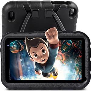 YESTEL Tablet Bambini 7 Pollici Android 11, X3 Tablet Per Bambini Con Wi-Fi, Supporto Controllo Dei Genitori/1.6 GHz/GPS/32GB Espandibili Fino A 128GB, Tablet Con Cover Anti-Caduta, Carbone Nero