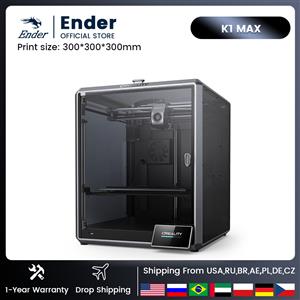 Creality Stampante 3D Creality K1 Max Velocità di stampa 600 mm/s Estrusore a trasmissione diretta a doppia marcia 300x300x300MM