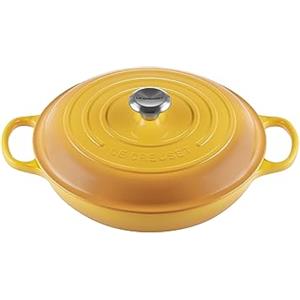 Le Creuset Tegame basso Evolution in ghisa vetrificata, Rotondo, Ø 30 cm, Nectar, 21180306724430