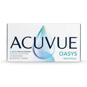ACUVUE OASYS MULTIFOCAL - Lenti a contatto quindicinali per la presbiopia - Protezione UV;-8.75 diottrie; BC 8.4; DIA 14.30; ADD Low; 6 lenti