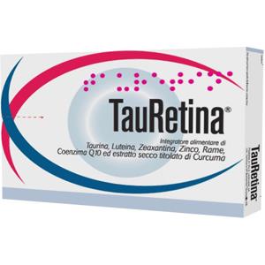 Biodue Tauretina - Integratore Alimentare per la Vista con Luteina, Zeaxantina e Zinco - 30 Capsule