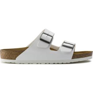 Birkenstock per donna. 552681 Sandali Arizona Birko-Flor bianchi [3134713], Bianco, Basso, Nessuno, Casual