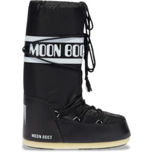 Moon Boot per donna. 80D1400440 Stivali in nylon con icona nera [3179160], Nero, Basso, Nessuno, Casual, Neve