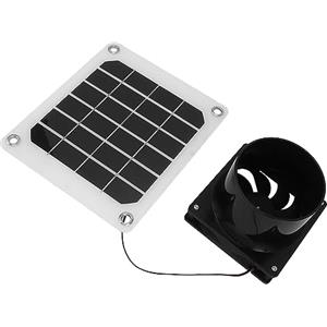 Jopwkuin Ventilatore Ad Energia Solare, Ventilatore di Scarico del Pannello Solare Ad Alta Potenza da 20 W a Risparmio Energetico per Campeggio all'aperto
