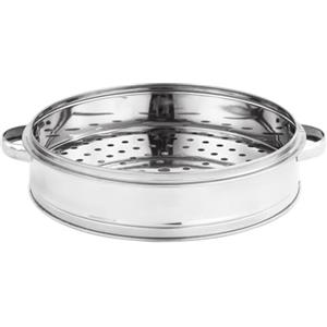 CookiBlend Vaporiera per verdure, in acciaio inox, resistente alle alte temperature, facile da usare, (18 cm)