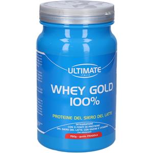 Ultimate Whey Gold 100 % Fragola 750 g Polvere per soluzione orale