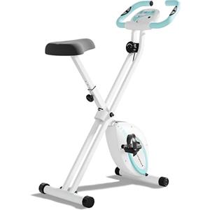 Ultrasport F-Bike, Cyclette, Home Trainer, Bici da Fitness con Computer di Allenamento e Sensori delle Pulsazioni, Pieghevole Unisex - Adulto, Menta, Normal