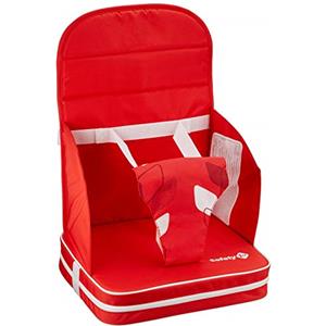 Safety 1st 2750827000 - Rialzo per sedile da viaggio, pieghevole, con cintura a 3 punti per una presa sicura, a partire da circa 18 mesi, Red Campus, rosso, 506 g