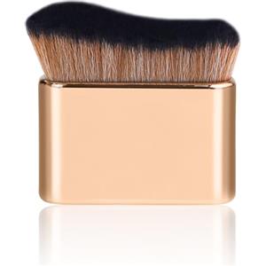Start Makers Pennello Autoabbronzante Corpo, Pennello Fondotinta & Trucco Kabuki per Liquid, Creme, Polvere, Senza Striature, Bronzer e Contouring Spazzola abbronzante (Oro)