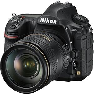 Nikon D850 + AF-S 24-120 F/4 G VR Fotocamera Reflex Professionale 45.4 MP, Sensore CMOS FX, Filmati 4K/UHD Full Frame, EXPEED 5, Nero [Nital Card: 4 Anni di Garanzia]