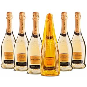 Sant'Orsola - Prosecco D.O.C. Millesimato Extra Dry, da Uva Glera, Gusto Fresco con Note Fruttate, 6x750 ml