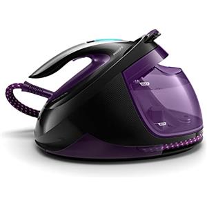 Philips PerfectCare Elite Plus Ferro da Stiro con Caldaia - 2700W, Colpo di Vapore 550g, Pressione 7,7 Bar, Tecnologia OptimalTEMP, Serbatoio 1,8 l, Viola/Nero (GC9675/80)