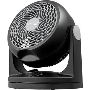 Iris Ohyama Woozoo, Ventilatore da Tavolo, Ventilatore da Scrivania, Silenzioso, Portatile, Per Camera Da Letto, Soggiorno, Raffreddamento, Potente, Oscillante, Nero