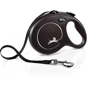 flexi Cinturino New Classic L 8 m nero per cani fino a 50 kg