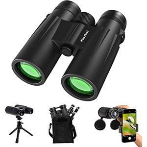 Usogood Professional 12 x 50 Binocolo per Adulti- Prismi BaK4 e Lente FMC, Potente Binocolo per Birdwatching, Caccia, Escursionismo con Adattatore per Treppiede