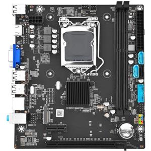 Giwnhvx Scheda madre H81M-A LGA-1150 CPU 2XDDR3 RAM Supporto -compatibile VGA per PC desktop