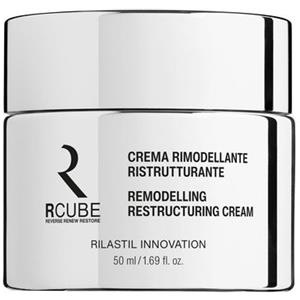 Rilastil RCube Crema Viso Rimodellante Ristrutturante 50 ml - Anti-Age con RCube Complex e Aminoacidi