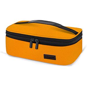 Gloppie - Mini Lunch Box Piccola Borsa per il pranzo per gli uomini Donne - Isolato LunchBox Termico Pranzo Scatole Pranzo Secchio Bento Box contenitori per alimenti Riutilizzabili Panini Box,Arancia