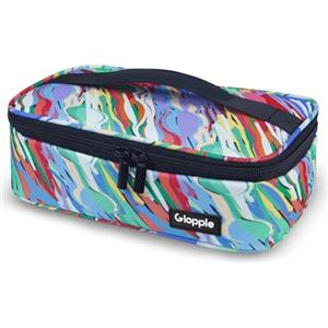 Gloppie Mini Frigo Portatile Isotermica Borsa Termica per Alimenti Borse Mare Frigo da Campeggio Multifunzionale Cooler Bag Borsetta Borsa Viaggio, Acquerello