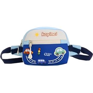 Zliger Marsupio per bambini, a forma di auto, da viaggio, ad alta capacità, per bambini, ragazzi e ragazze, Blu, nessun (Modelli di autobus)