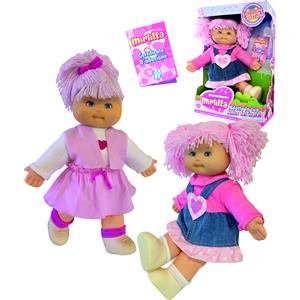 MIGLIORATI Mammamore Mirtilla - Bambola Morbida e Dolce con Certificato di Adozione