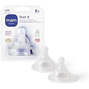 MAM Istruzioni in lingua straniera - Mam FT0302 Confezione da 2 tettarelle con foro circolare