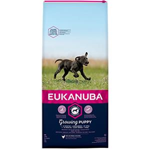 Eukanuba Cibo Secco per Cuccioli di Taglia Grande - Ricco di Pollo Fresco, 12 kg