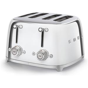 SMEG Tostapane 50'S Style 4 Fette Cromato