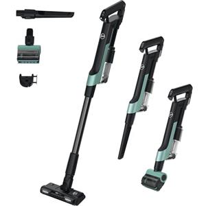 HOOVER HF2 Aspirapolvere senza fili Ultraleggero, POWERTIME 500, compattazione polvere per aumentare la potenza, spazzola per pavimenti duri Anti Groviglio, luci LED, Mini Turbo spazzola [HF201P]