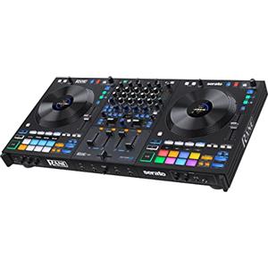 RANE FOUR Advanced 4 Channel Stems Console DJ - Jog Wheel da 8.5 Dotate di Display, Mixer con Effetti Interni, Serato DJ Pro e Pitch 'n Time