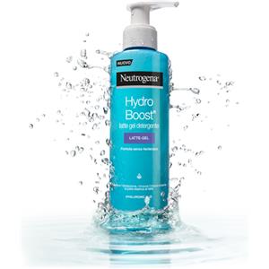 Neutrogena Hydro Boost Latte Gel Detergente 200 ml - Idratante e Struccante con Acido Ialuronico