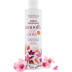 Jean & Len Balsamo accumulo mandorla e cheratina, per capelli strutturalmente danneggiati, doma il crespo e dona lucentezza, con cheratina di origine vegetale, senza parabeni e siliconi, vegan, 300 ml