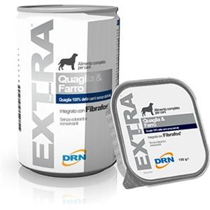 DRN Extra Quaglia e Farro - Alimento Umido Completo per Cani Adulti, 150g, Ricco di Proteine e Fibra