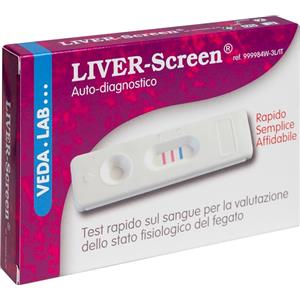 NOI TEST Srl Liver Screen - Test rapido per la valutazione del fegato con campione di sangue intero - 1 pezzo