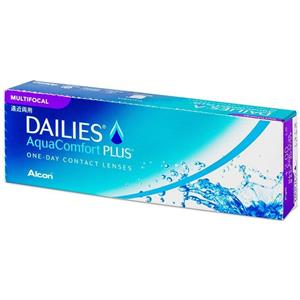Alcon Dailies AquaComfort Plus Multifocal - Lenti Giornalieri Morbide e Idratate per Correzione Visiva a Tutte le Distanze