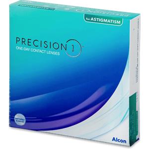 Alcon Precision1 - Lenti a Contatto Giornalieri Toriche per Astigmatismo (90 lenti) con Comfort Ottimale e Visione Cristallina