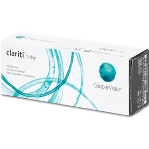 CooperVision Clariti 1 Day - Lenti a contatto giornaliere in silicone idrogel per miopia e ipermetropia (30 lenti)