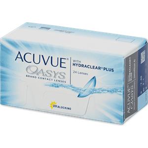 Johnson & Johnson Acuvue Oasys - Lenti a Contatto Bisettimanali con Tecnologia HYDRACLEAR PLUS (24 lenti)