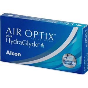 Alcon Air Optix Plus HydraGlyde - Lenti a Contatto Mensili in Silicone Idrogel, Comfort Prolungato, BC 8.6 mm, DIA 14.2 mm, 0.5 Diottria (3 Lenti)