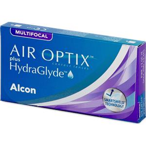 Alcon Air Optix plus HydraGlyde Multifocal - Lenti a contatto mensili per presbiopia con messa a fuoco a tutte le distanze