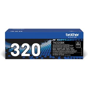 Brother TN-320BK Toner Originale Nero - 2500 Pagine, 1 pz, Compatibile con HL-4570CDW, HL-4150, MFC-9460CDN e altri
