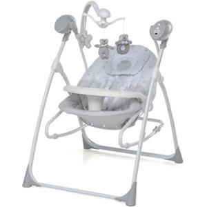 Foppapedretti Sdraietta Altalena Carillon, Dondolo Musicale con Melodie, per Bambini dalla nascita a 9 Kg, Dispositivo di Movimento della seduta, Telecomando per attivazione a distanza, Dolcestella